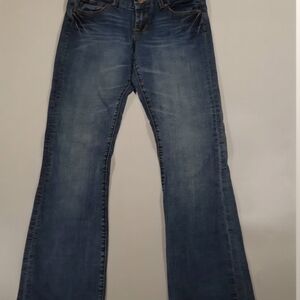 Seven7 Women's Boot Cut Jeans - Blue